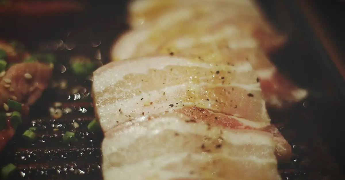 Barbecue pork belly