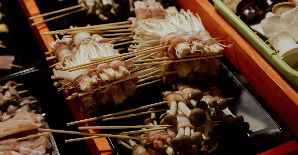 Barbecue stokjes