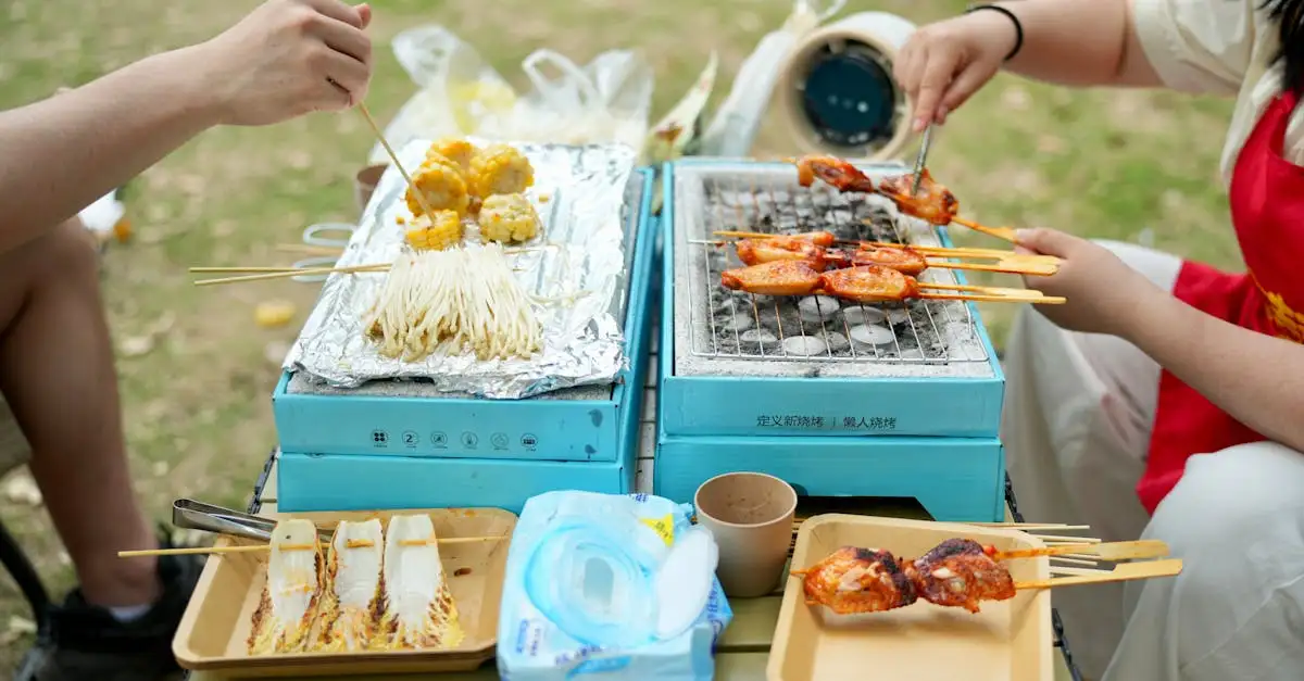 Buiten barbecues