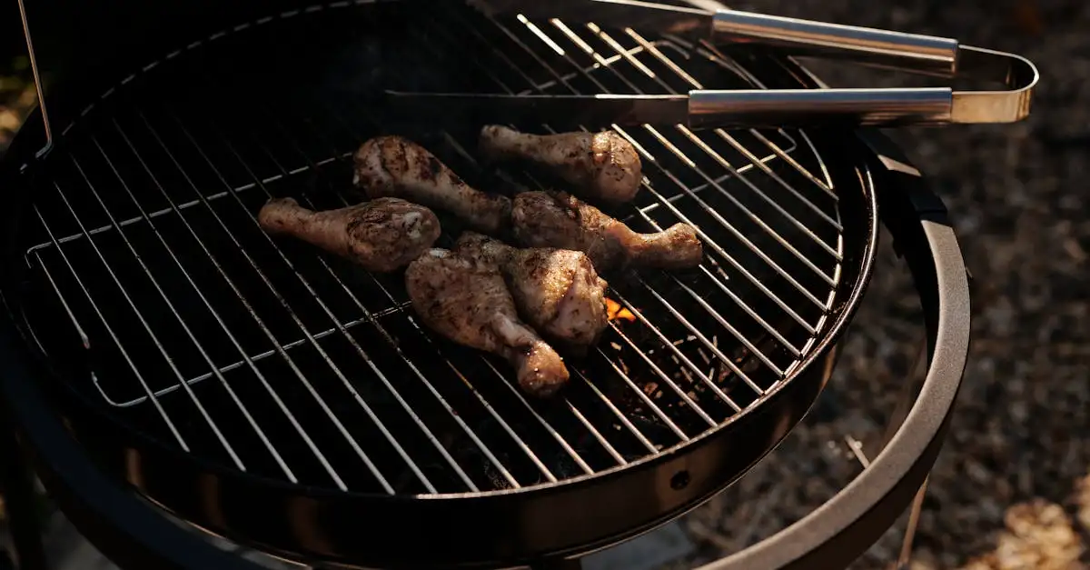 Barbecue drumsticks