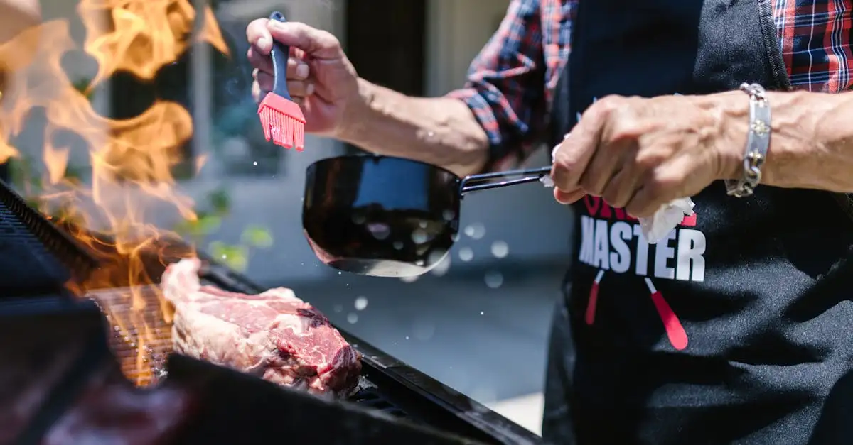 Barbecued short ribs